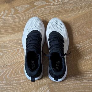 APL TechLoom White and Black Sneakers